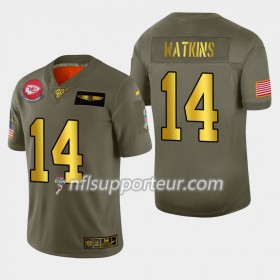 Maillot Homme Kansas City Chiefs Sammy Watkins 14 Nike 2019 Salute to Service